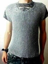 Chain Mail Vest Butted Aluminium Chainmail Shirt Reenactment LARP