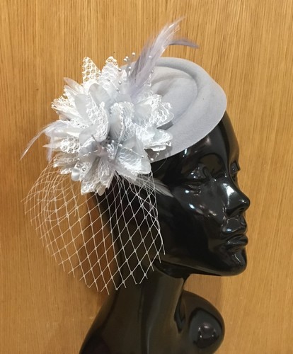 Fascinator hat pillbox flower - fascinator,