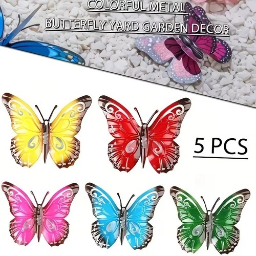 5pcs butterfly sculpture home - butterfly,