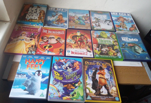 Kids dvd bundle - job, lot