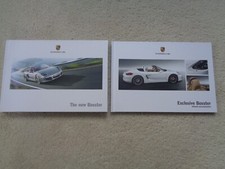 Porsche Boxster +(S) - H/back Sales Brochures + Exclusive Brochure - 2011 - Mint
