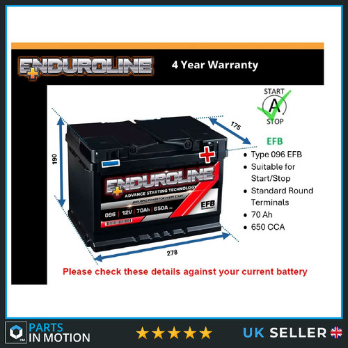 Efb car battery - battery, 096efb