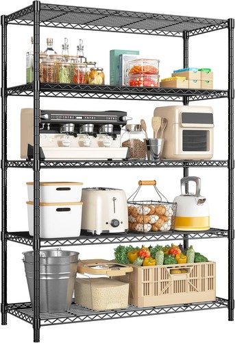 Tier storage shelves h - shelves, 71"h