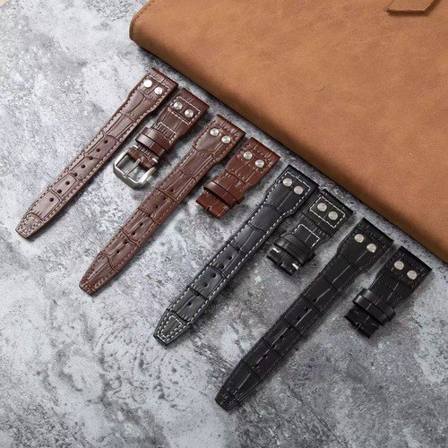 Genuine leather watch band - leather,