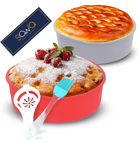 Silicone cake tin - tin, round
