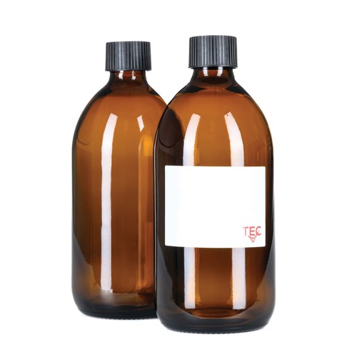 Tec 500ml amber glass bottles - tec,