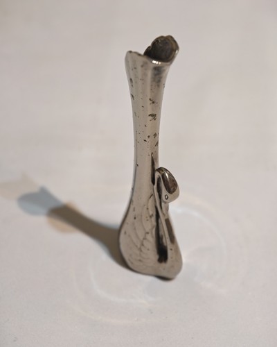 Vintage silver plated swan bud - vintage,
