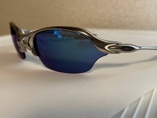 Oakley Romeo 2 Blue Lens Silver Frame Sunglass Eyewear Accessary Authentic
