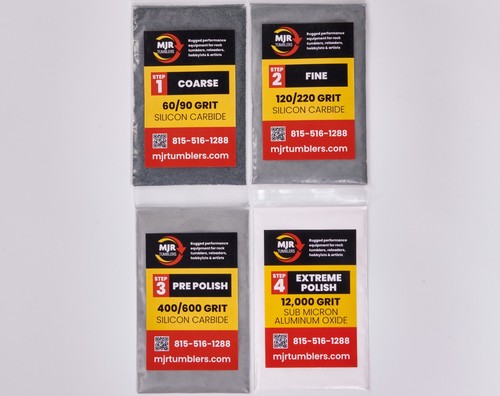 Rock tumbler refill media - tumbler,