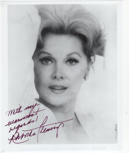 Rhonda fleming signed 10 - signed, 8
