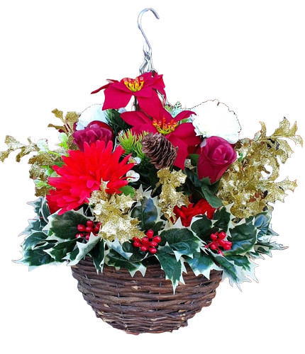 Artificial hanging basket - artificial,