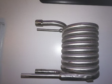 Stainless Steel  concentric wort cooler. Beer Homebrewing