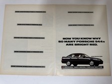 Original 1989 Vauxhall Carlton GSi 3000 Magazine Advert Poster Man Cave Retro