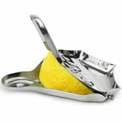 Metal lemon squeezer steel - lemon,