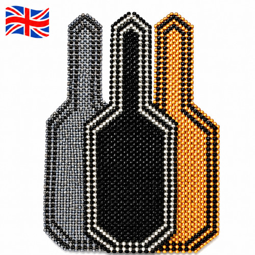 Black wooden bead car - bead, taxi
