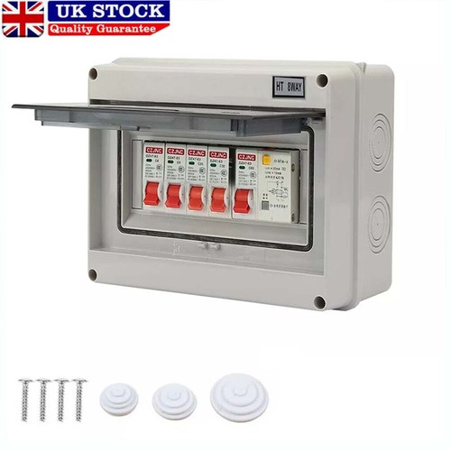 Way consumer unit fuse - box, 4