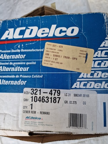 Acdelco reman alternator - reman,