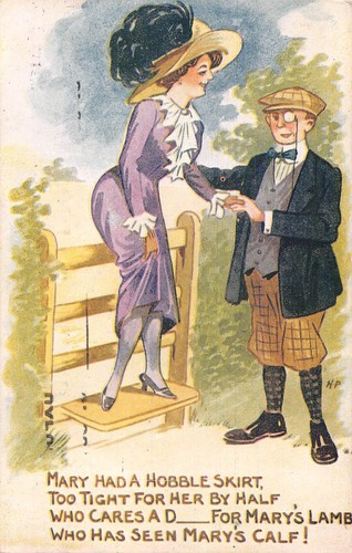Postcard comic mary - ,