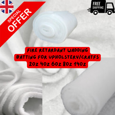 Polyester Wadding 150cm (60") Fire Retardant for Quilting & Upholstery Use