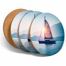 4 Set - Sailing Boat Yacht