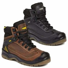 Apache Ranger Leather Safety Boots: Steel Toecap, Midsole, Waterproof