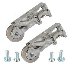 Pair SRZ S Patio Door Steel Rollers 32mm Wheels Sliding Doors Zinc Cartridge
