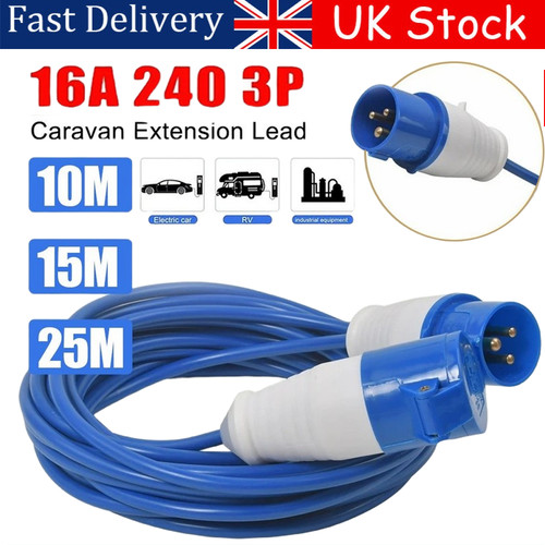 25m caravan mains hook up - caravan,