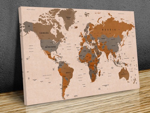 Classic world map countries - classic,