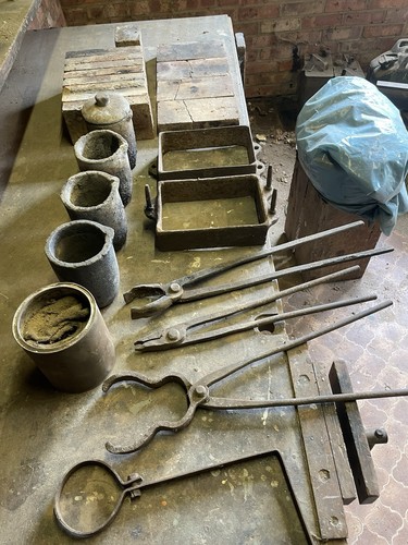 Blacksmiths sand molding - blacksmiths,