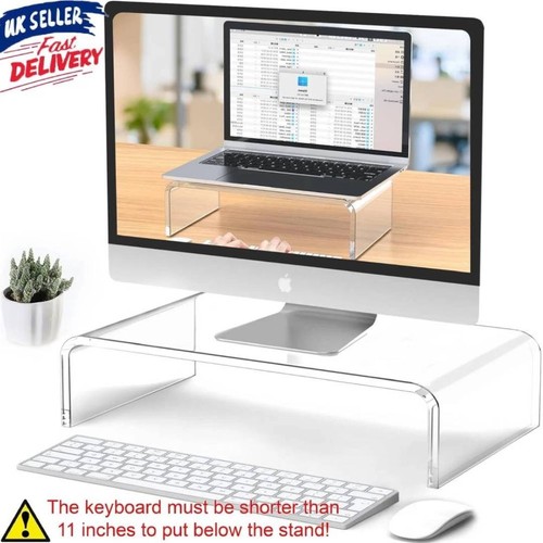 Acrylic monitor stand - acrylic, computer