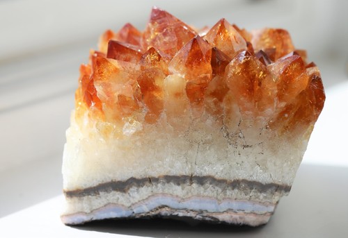Citrine geode crystal - , 1.5kg