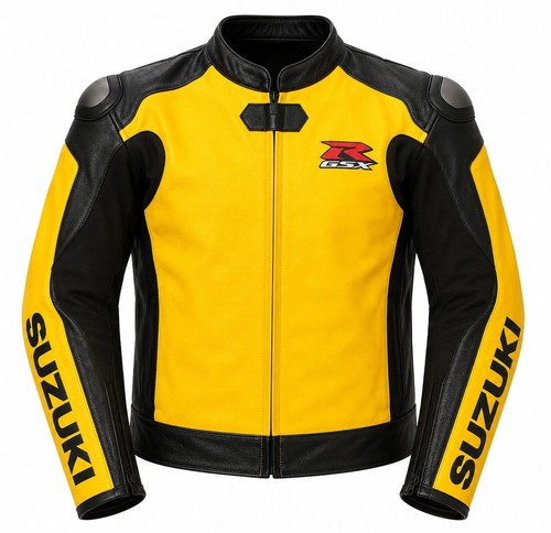 Suzuki gsxr yellow leather - suzuki,