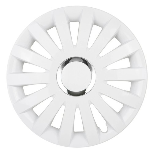 Set white wheel trims - white,