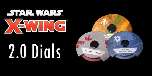 Dials for wing miniatures - dials, x-wing