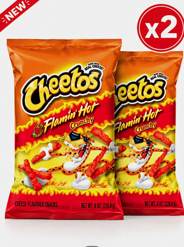 Cheetos flamin hot crunchy - cheetos, flamin'