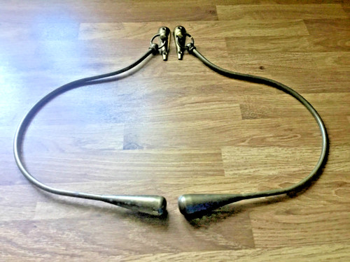 Vintage french tie backs brass - vintage,