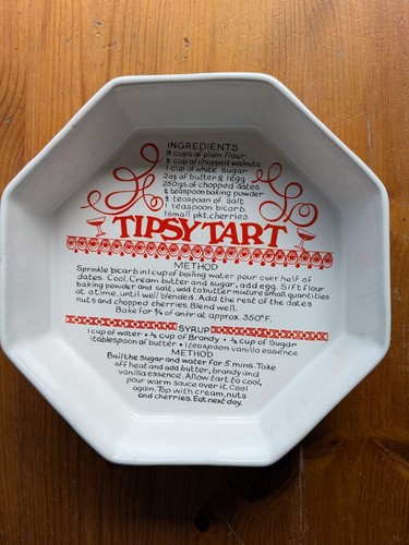 Octagonal tipsy tart vintage - octagonal,