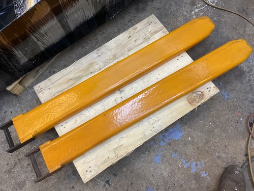 Forklift truck extension tines - forklift,