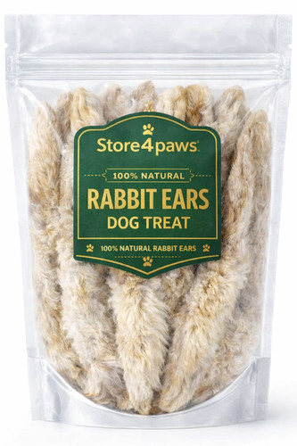 1kg rabbit ears with fur - ears,