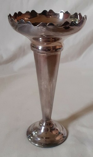 Falstaff silver plate vase - falstaff,