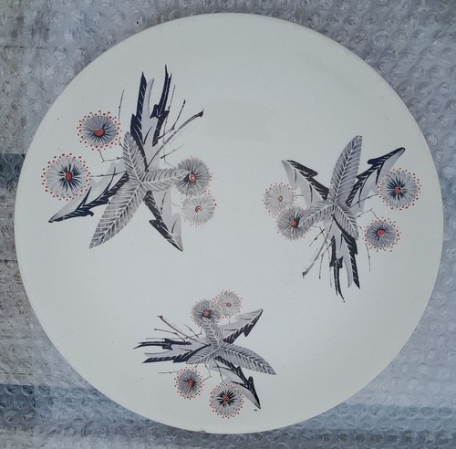 Vintage ceramic dinner plate - vintage,