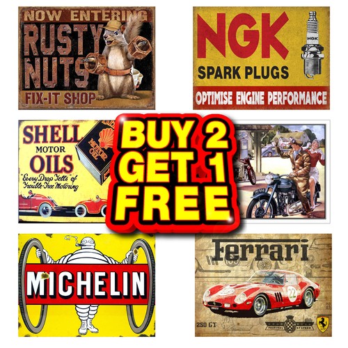 Garage metal tin sign - metal,