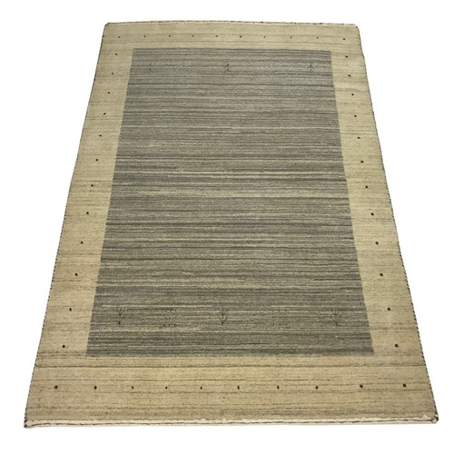 Gabbeh beige carpet - carpet, wool