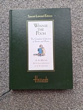 Harrods 250 Limited Edition  Winnie The Pooh A A Milne 1994 - No. 4 of 250