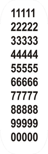Inch 50mm black vinyl - 50mm, self