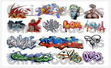 Code 3 Adhesive Vinyl Decals Suit 1/148 vehicles & N Gauge wagons - Graffiti