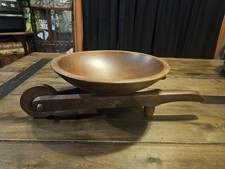 Woodcrafted Wheelbarrow Bowl