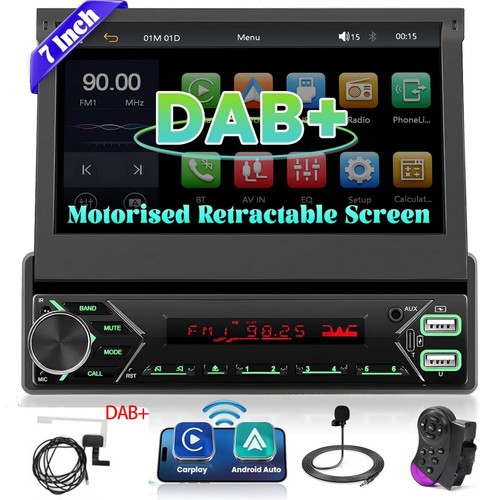 Dab single 1 din - dab+, car
