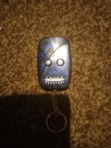 Vintage voice recorder key - voice,