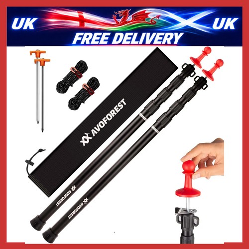 Tent poles telescoping tarp - poles,,